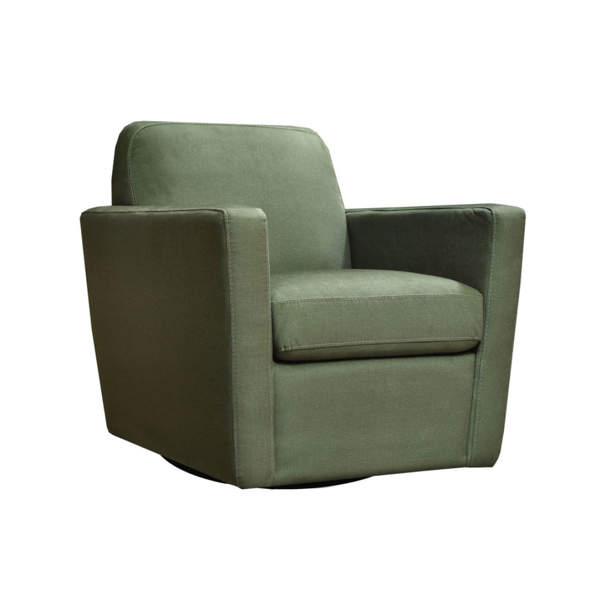 Cooper Swivel Club Chair - Forrest Green - lh-import-accent-club-chairs