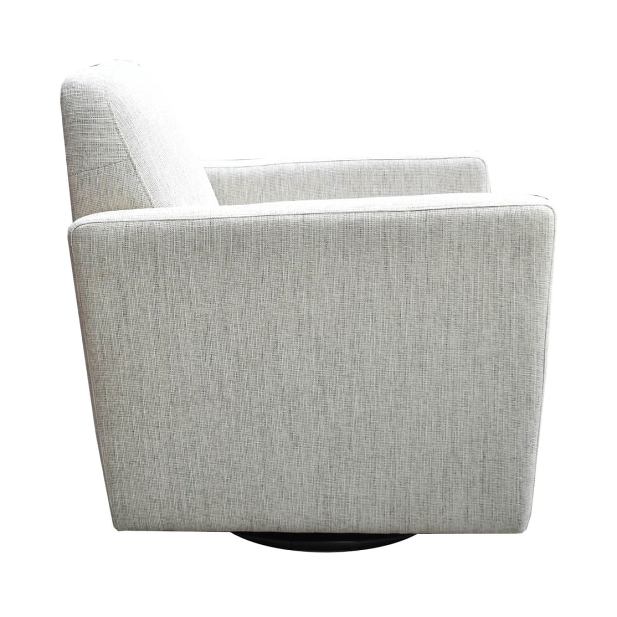 Cooper Swivel Club Chair - Woven Linen - lh-import-accent-club-chairs