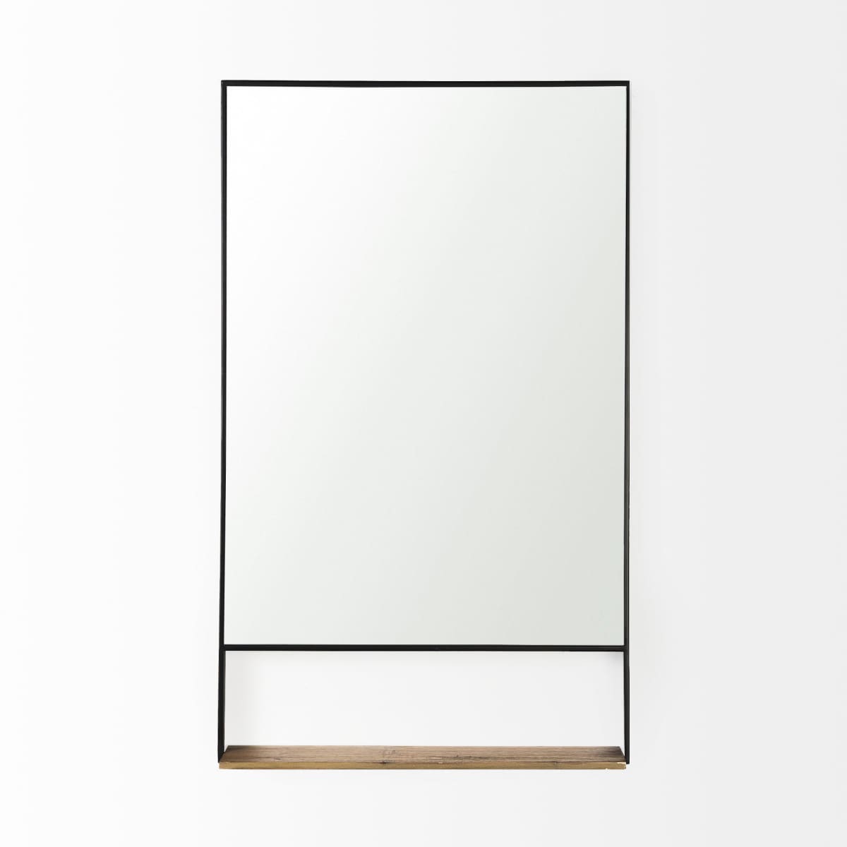 Cora Wall Mirror Black Metal | Square - wall-mirrors-grouped