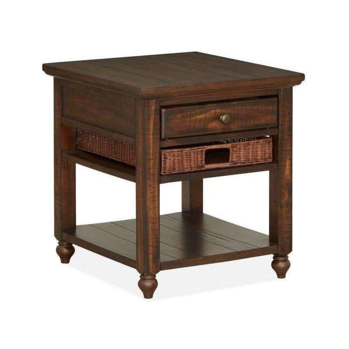 Cottage Lane Rectangular End Table - END TABLE/SIDE TABLE