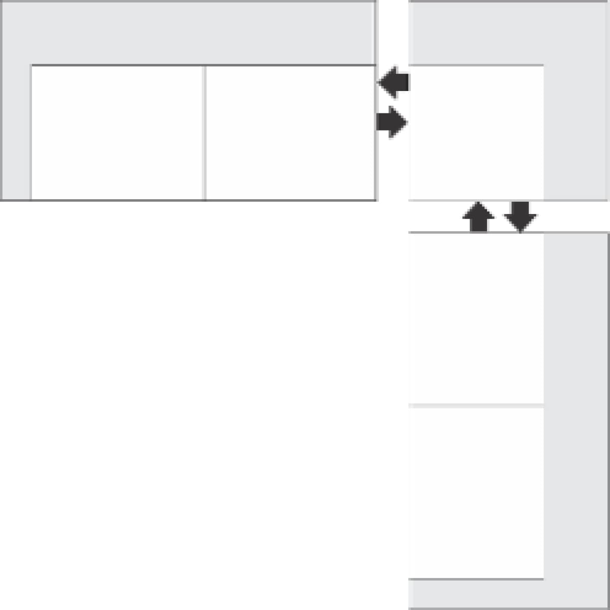 Custom Martha Corner Sectional Frame - lh-import-sectionals