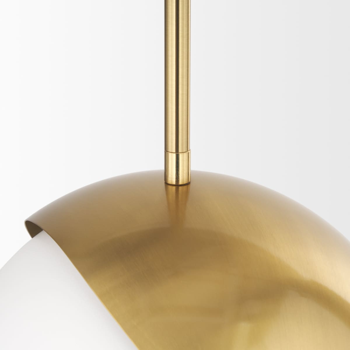 Cybill Pendant Matte White | Gold Metal - pendant-light