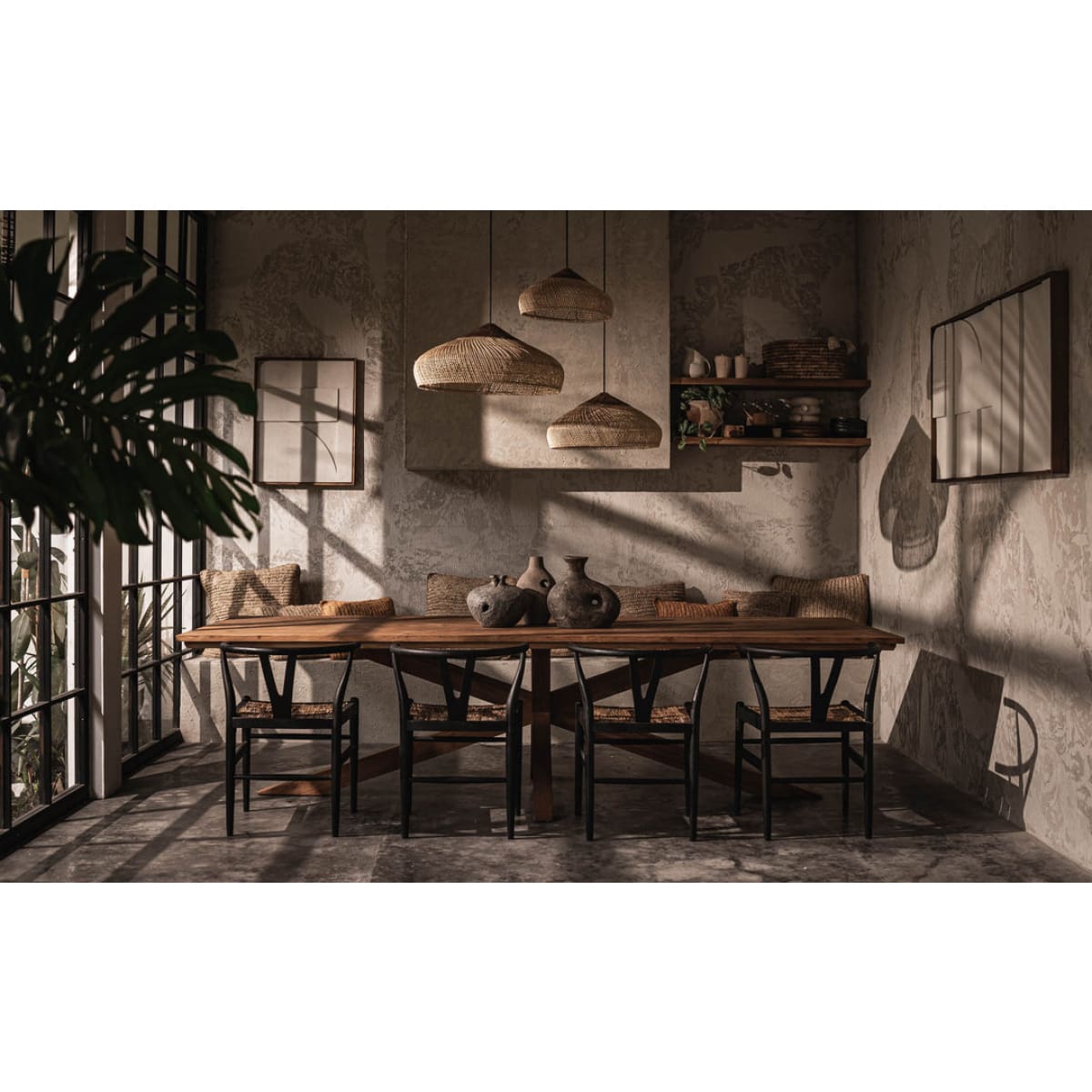 D-Bodhi Banjo Pendant Large - Natural - lh-import-pendants