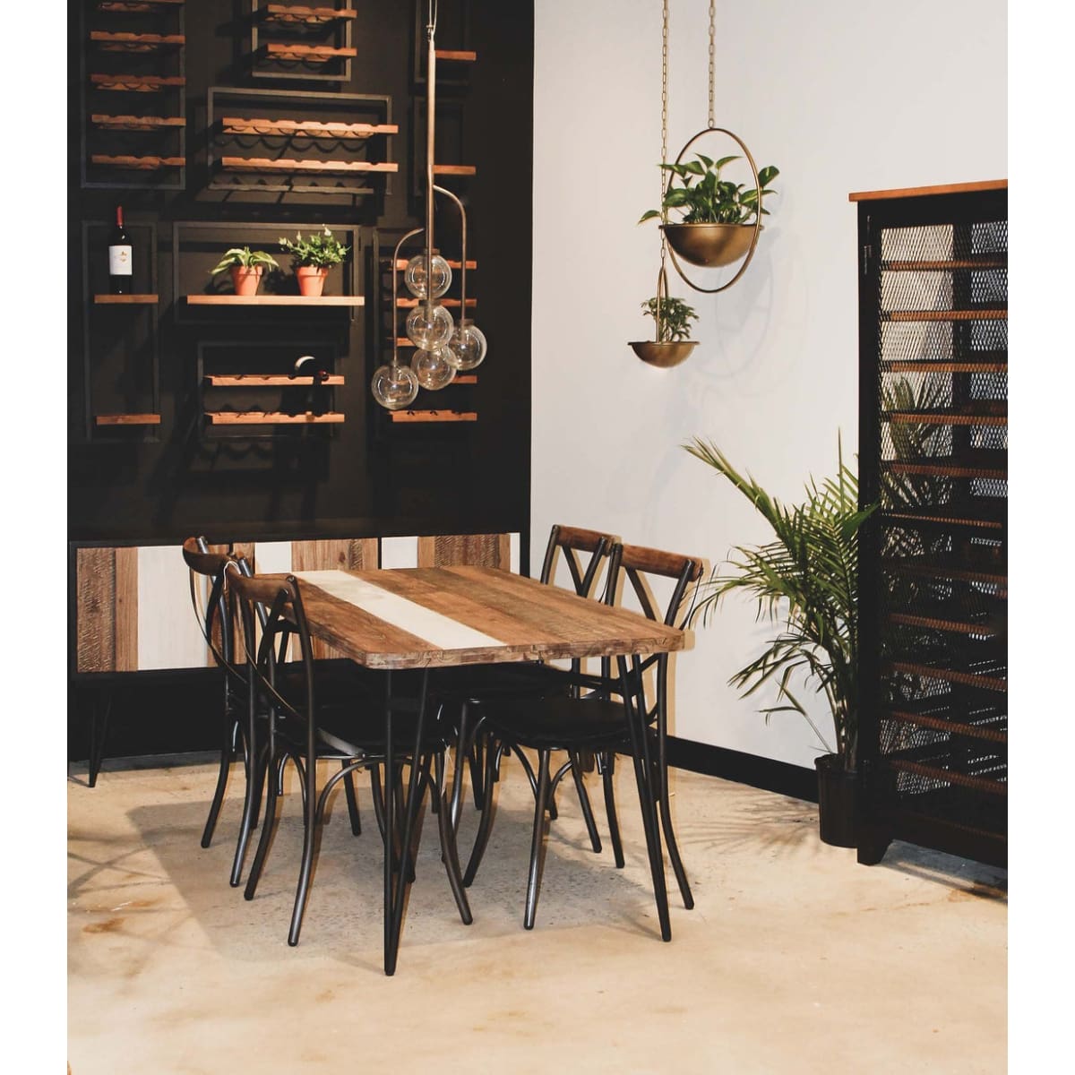 D-Bodhi Metal Frame Wall Box - Natural Type C (1/Box) - lh-import-shelving-storage