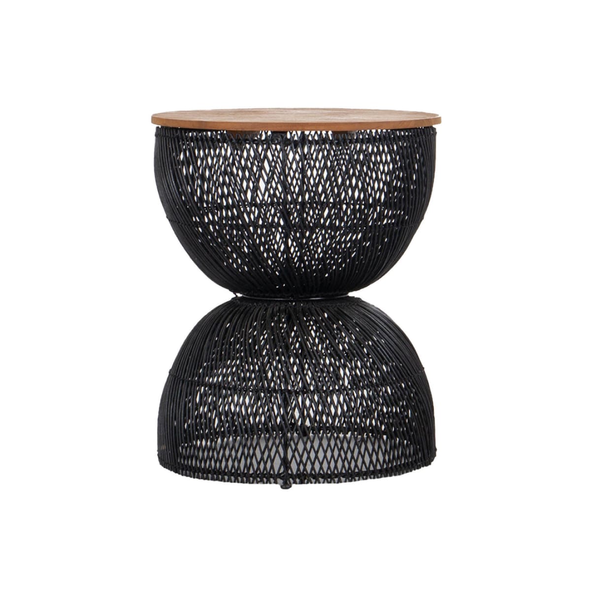 D-Bodhi Wave Side Table - Black - lh-import-side-tables