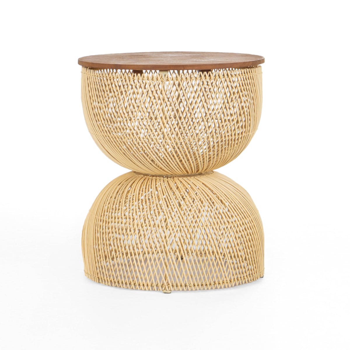 D-Bodhi Wave Side Table - Natural - lh-import-side-tables