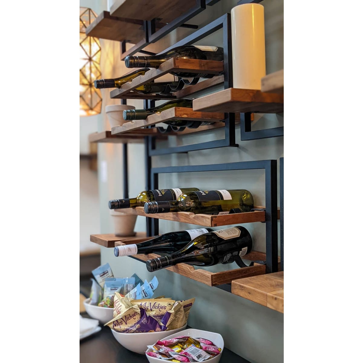 D-Bodhi Wine Rack 8 Bottles - Type C (1/Box) - lh-import-shelving-storage