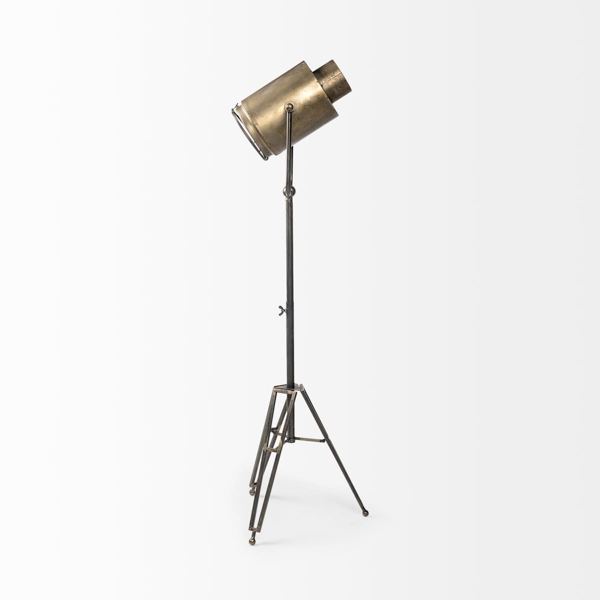 Debdou Floor Lamp Gold Metal - floor-lamps