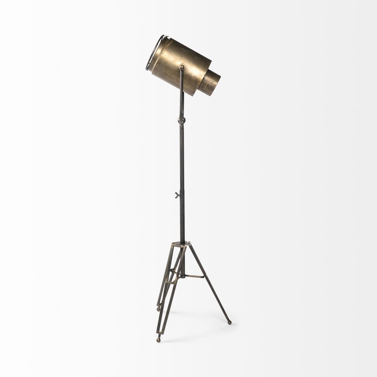 Debdou Floor Lamp Gold Metal - floor-lamps