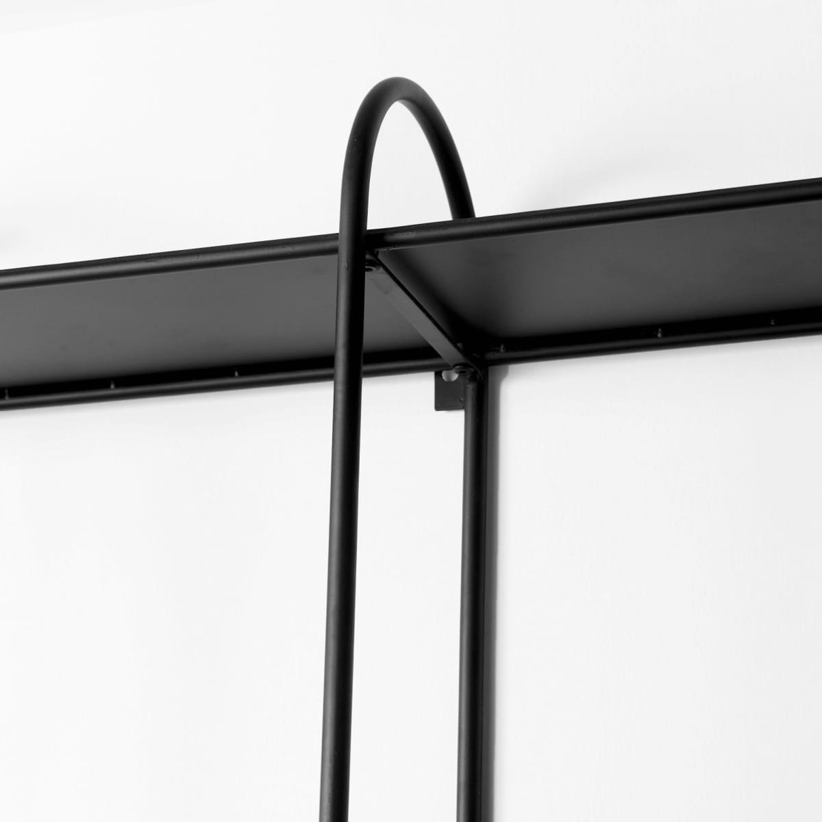 Decimus Wall Furniture Black Metal - wall-furniture