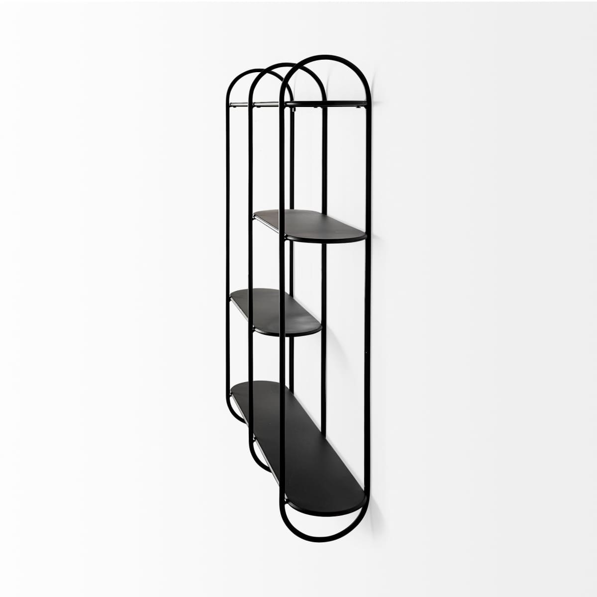 Decimus Wall Furniture Black Metal - wall-furniture