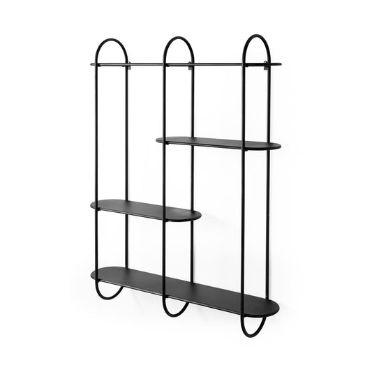 Decimus Wall Furniture Black Metal - wall-furniture