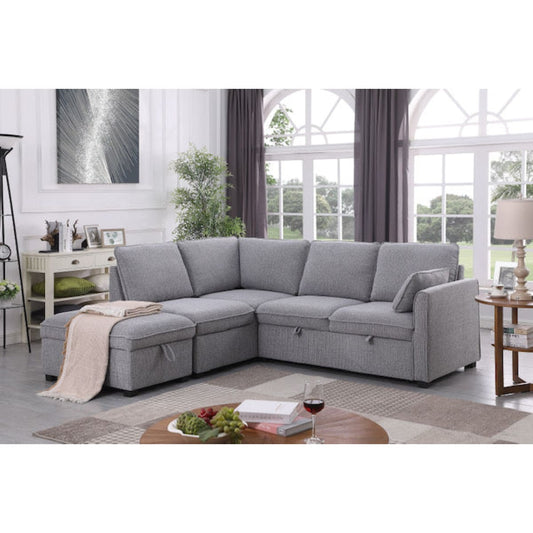Delray Sleeper Sectional w/Storage - Sofabed