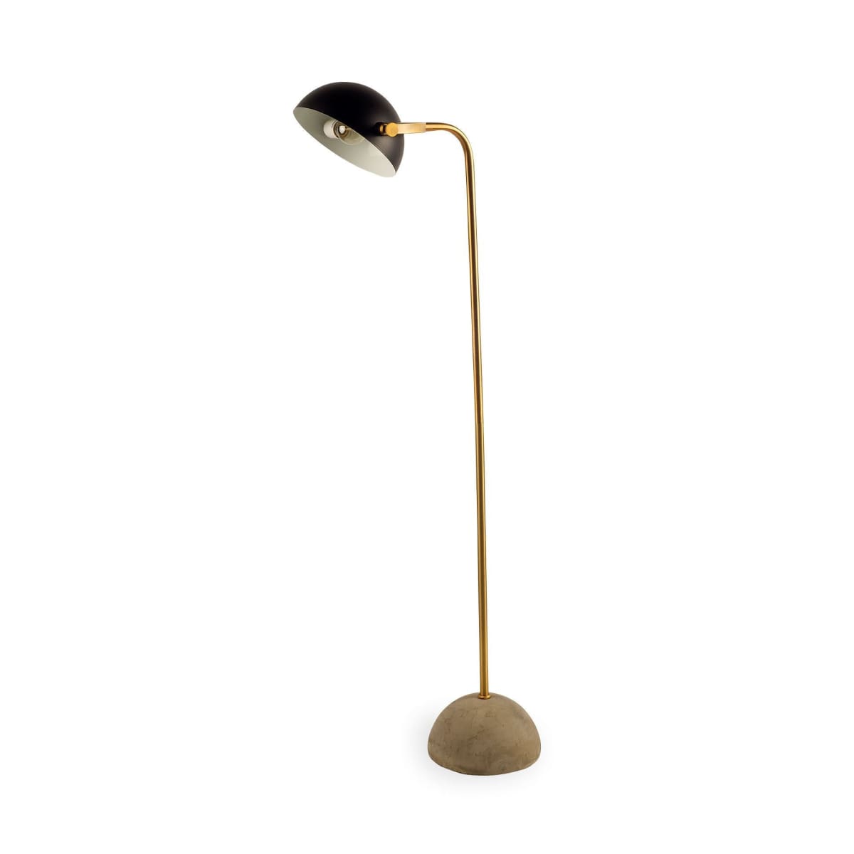 Denmark Floor Lamp Black Metal | Gold Metal - floor-lamps