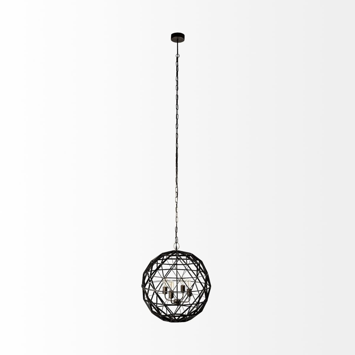 Dyson Chandelier Black Metal - chandeliers