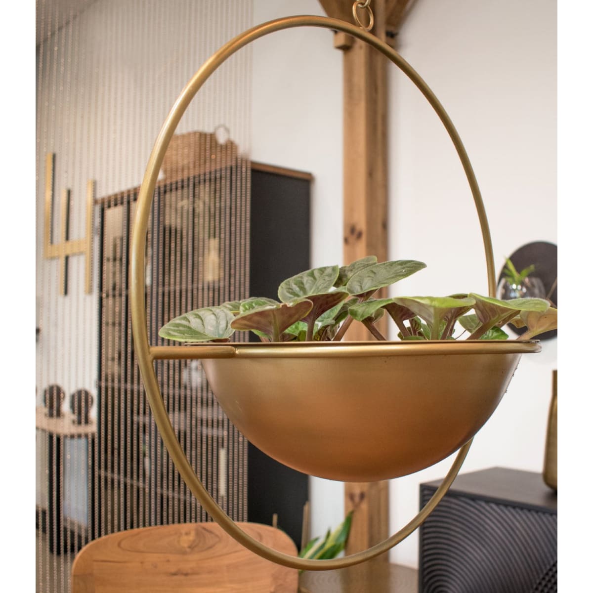 Earth Wind & Fire Hanging Pots (Set Of 2) - lh-import-vases