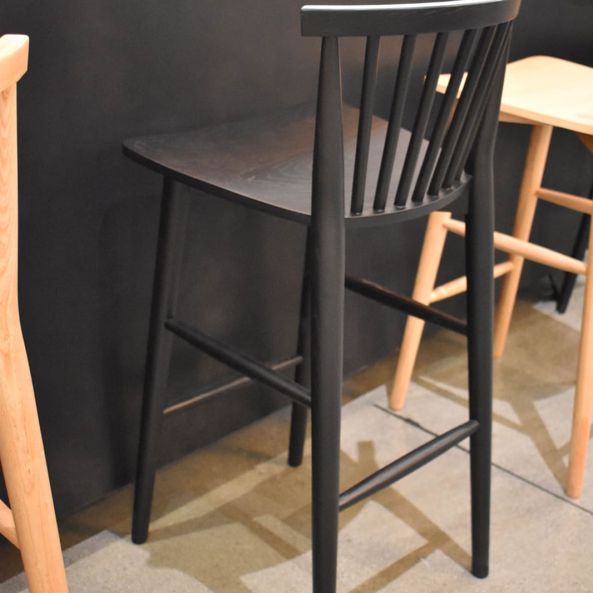 Easton Counter Stool - Black - lh-import-stools