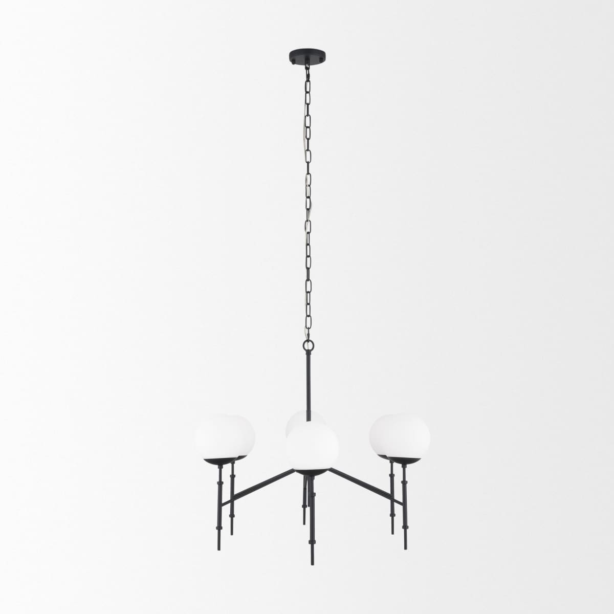 Edie Chandelier Matte Black | 6 Light - chandeliers