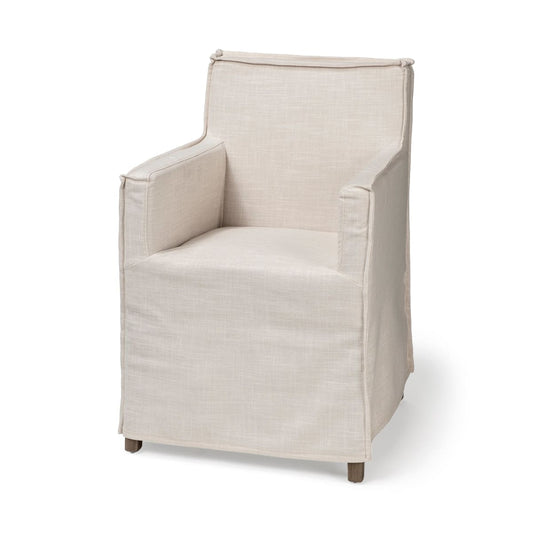 Elbert Dining Chair Cream Fabric ((Side Chair) - dining-chairs