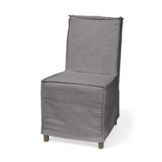 Elbert Dining Chair Gray Fabric | Side Chair - dining-chairs