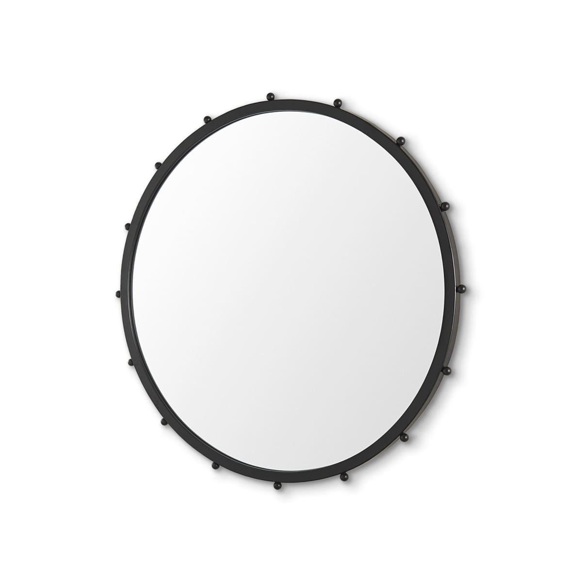 Elena Wall Mirror Black Metal | 38’’ - wall-mirrors-grouped