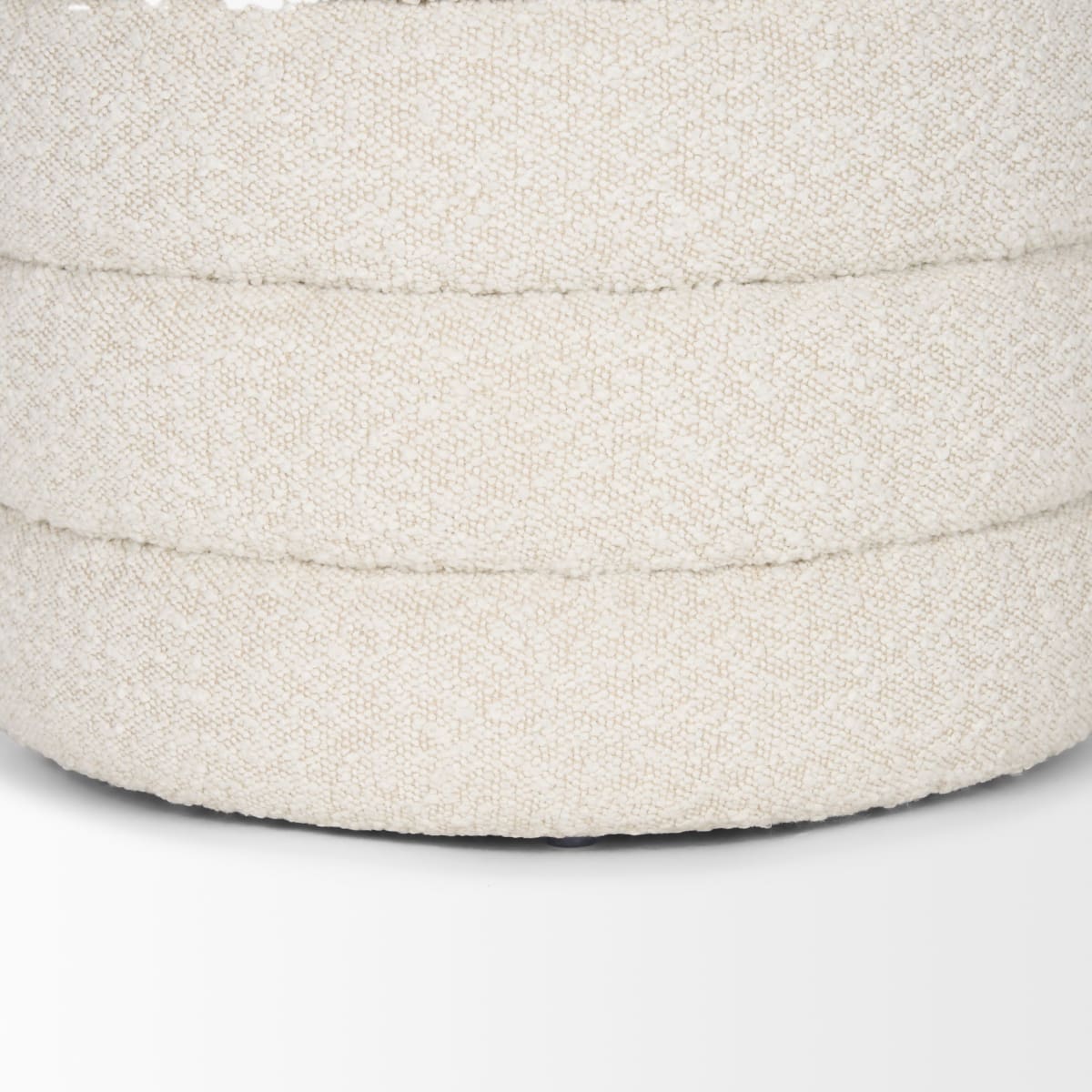 Elise Ottoman Cream Boucle - ottoman-and-poufs