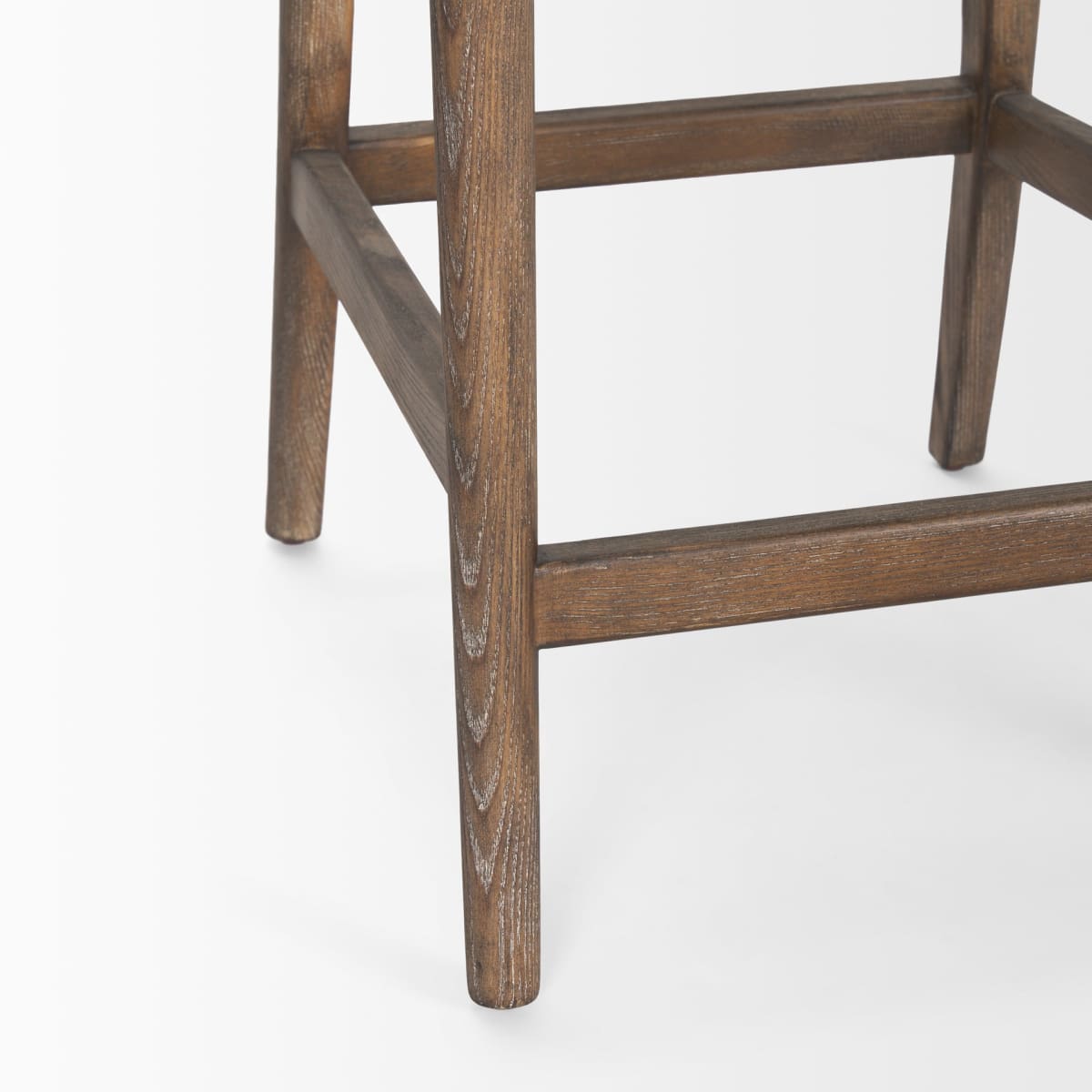 Elle Bar Counter Stool Brown Wood | Cane - bar-stools