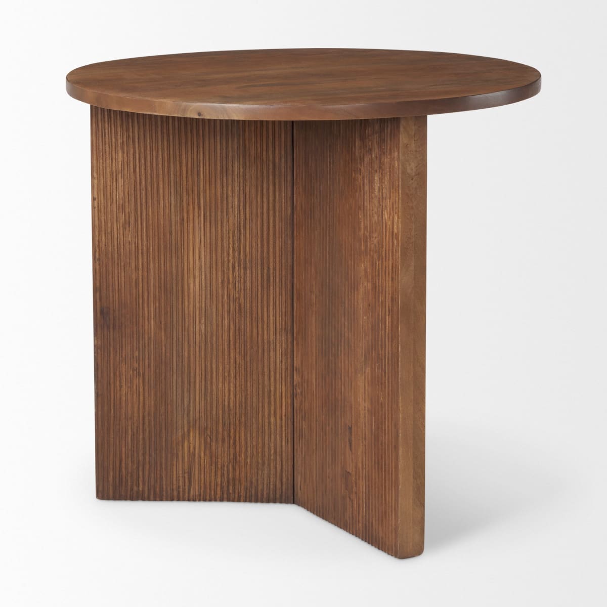 Enzo Accent Table Medium Brown Wood - accent-tables