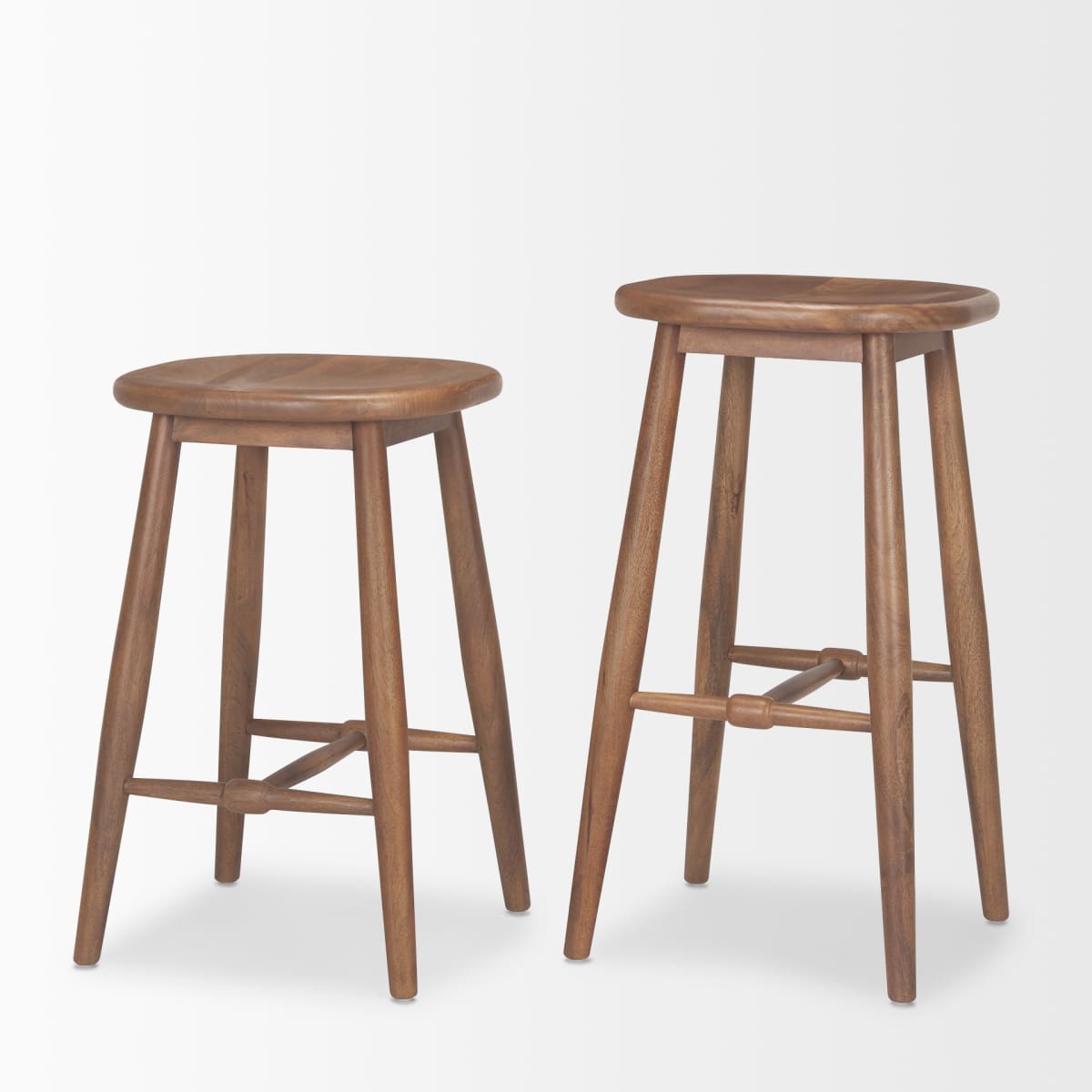 Ernest Bar Counter Stool Medium Brown | Bar - bar-stools