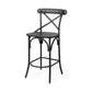 Etienne Bar Counter Stool Black Wood | Black Metal | Counter - bar-stools