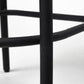 Etienne Bar Counter Stool Black Wood | Black Metal | Counter - bar-stools