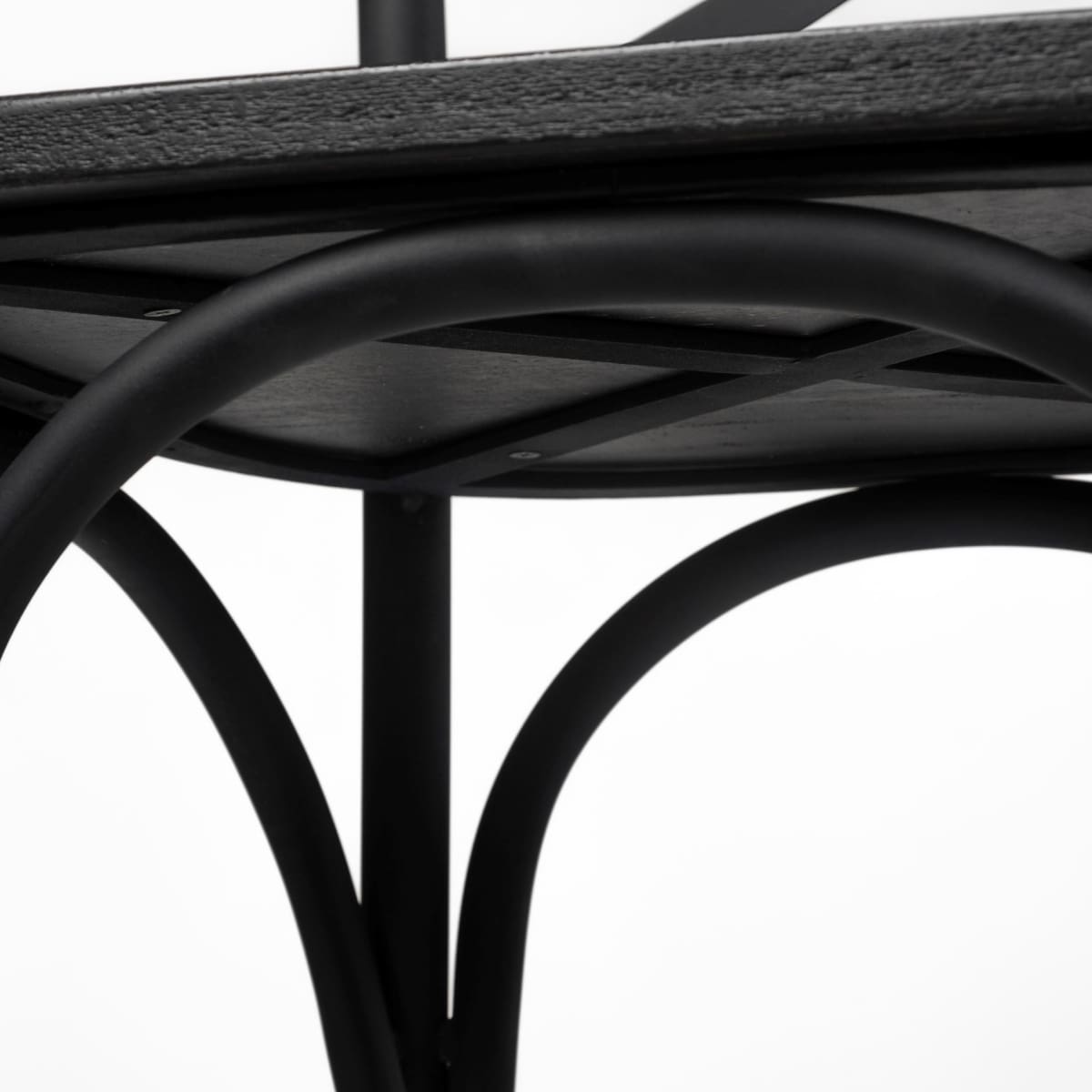 Etienne Dining Chair Black Wood | Black Metal - dining-chairs