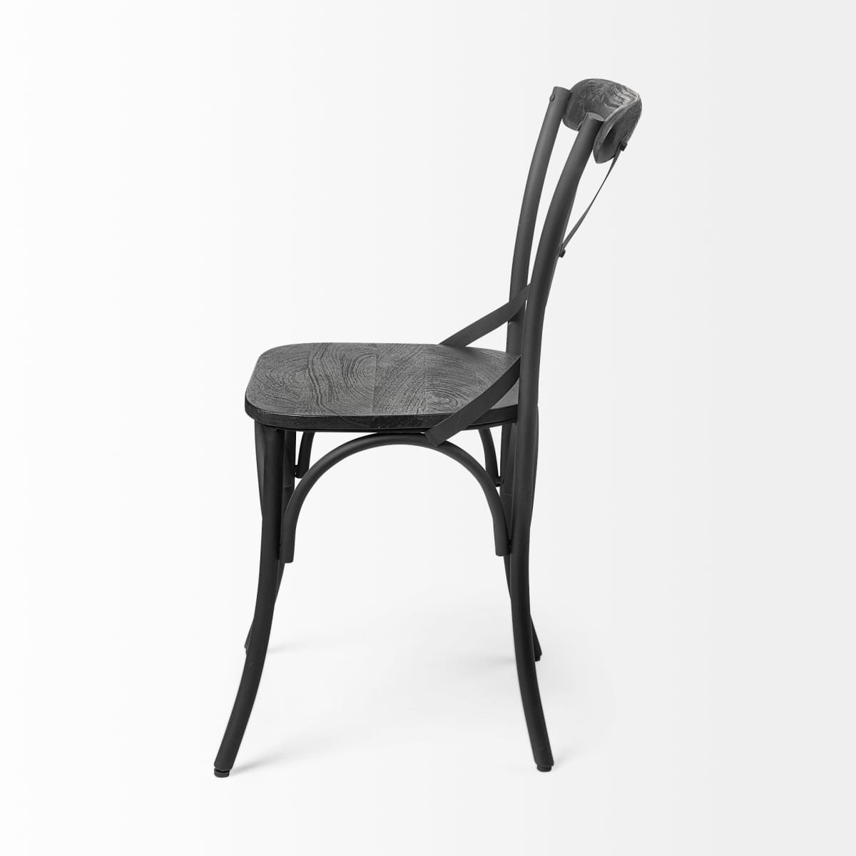 Etienne Dining Chair Black Wood | Black Metal - dining-chairs