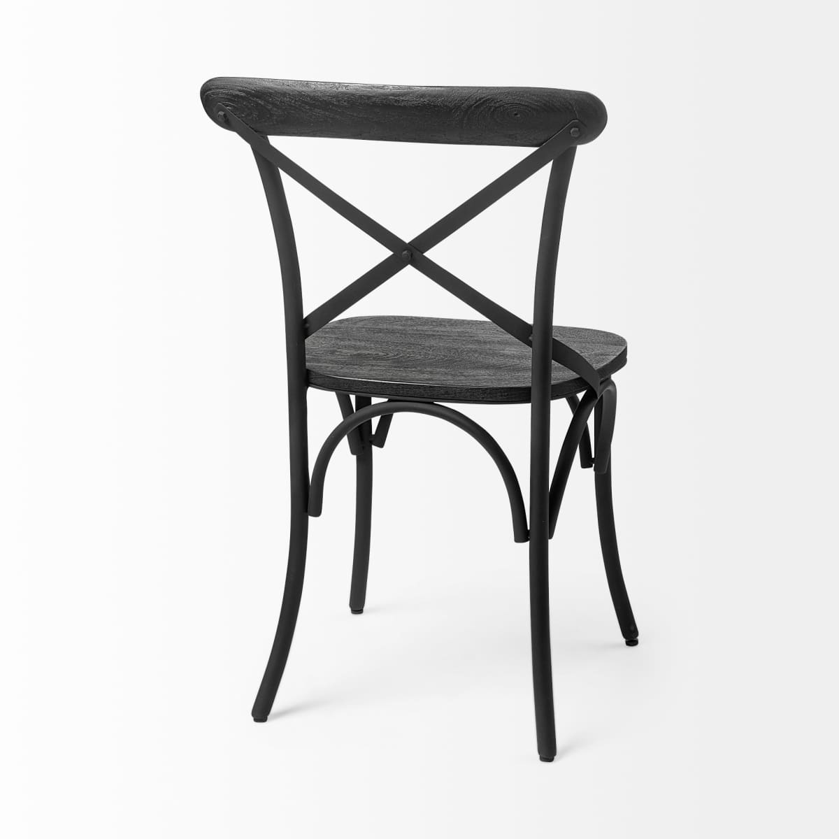 Etienne Dining Chair Black Wood | Black Metal - dining-chairs