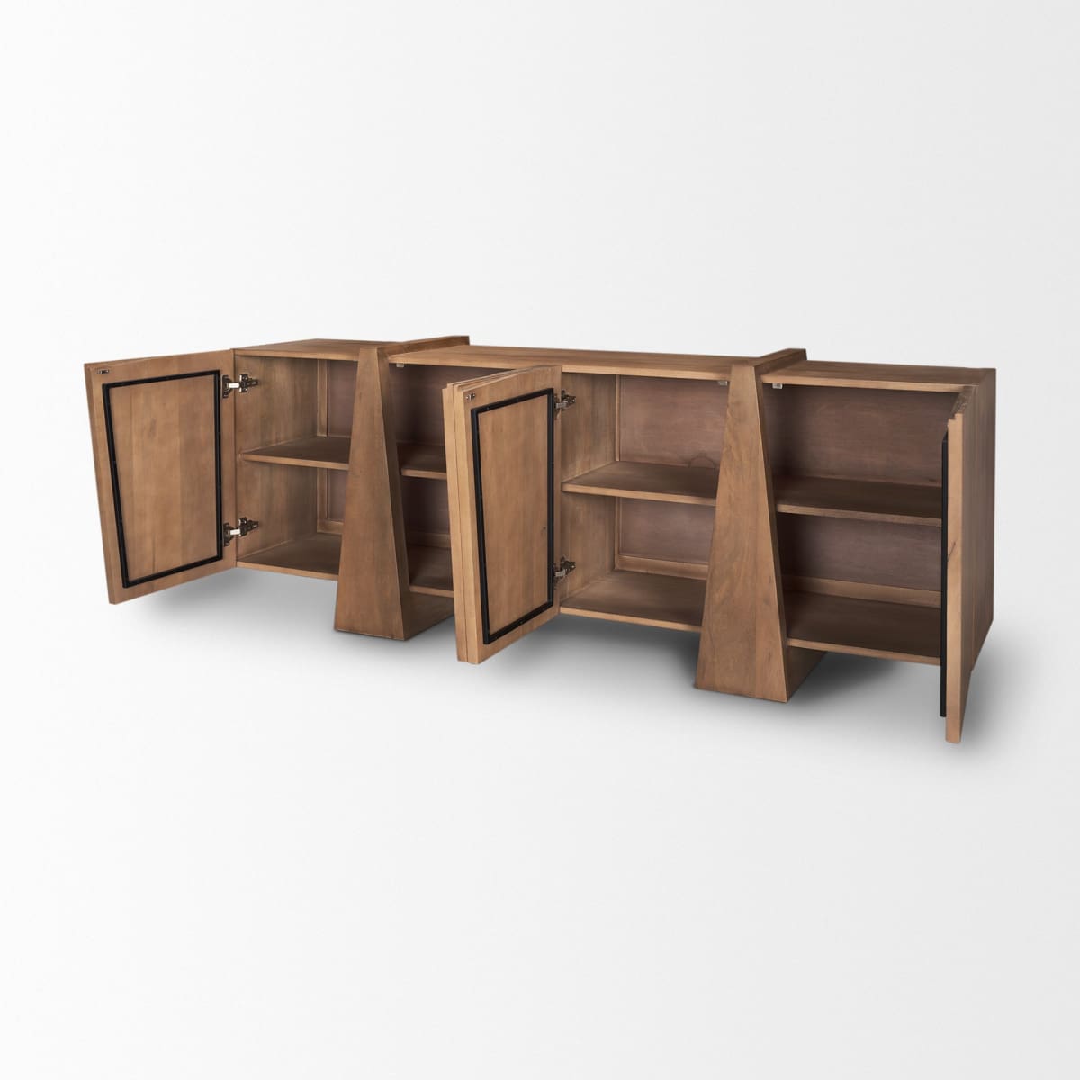 Eula Sideboard Brown Wood - sideboards-and-buffets