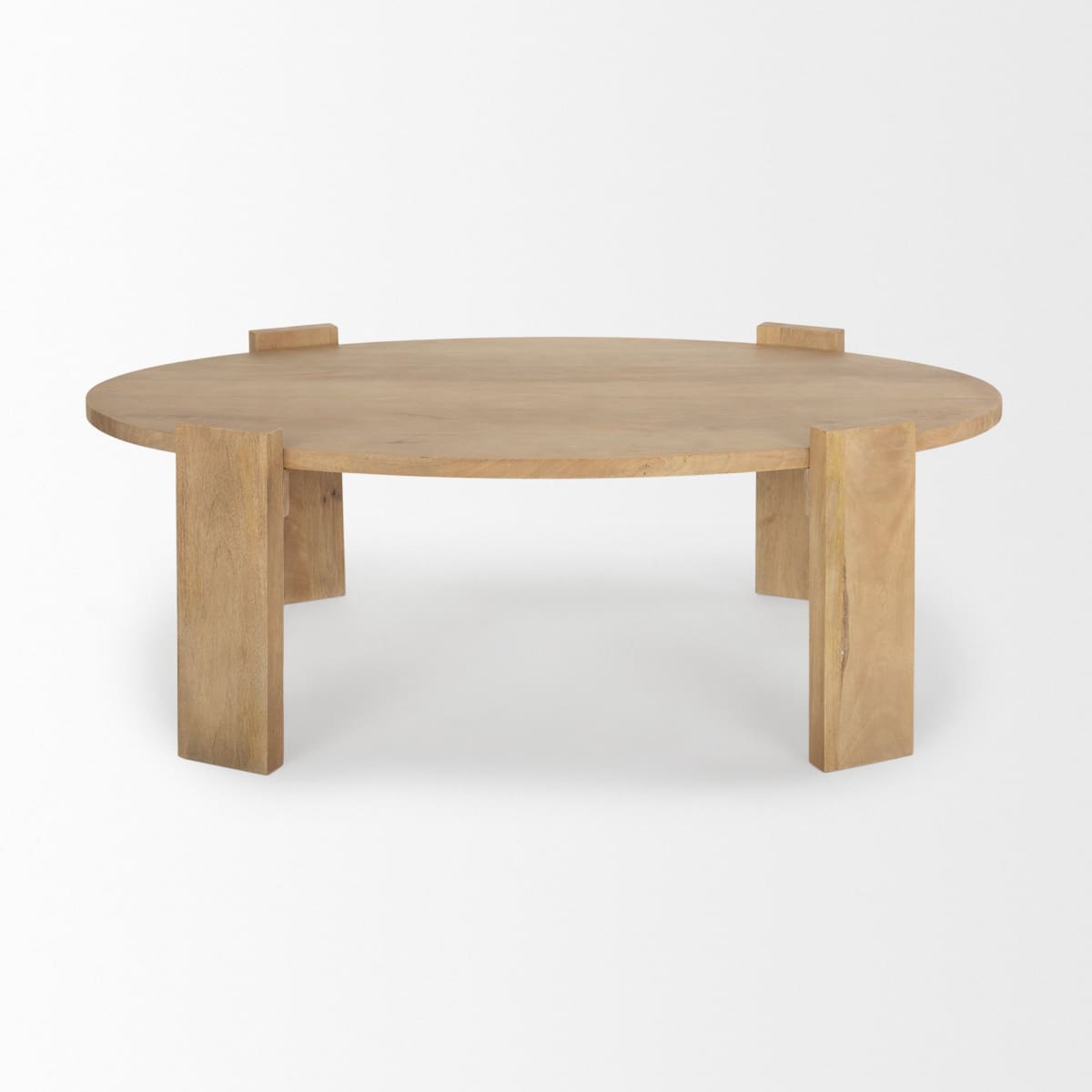 Evelyn Coffee Table Light Brown Wood | Oblong - coffee-tables