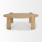 Evelyn Coffee Table Light Brown Wood | Oblong - coffee-tables