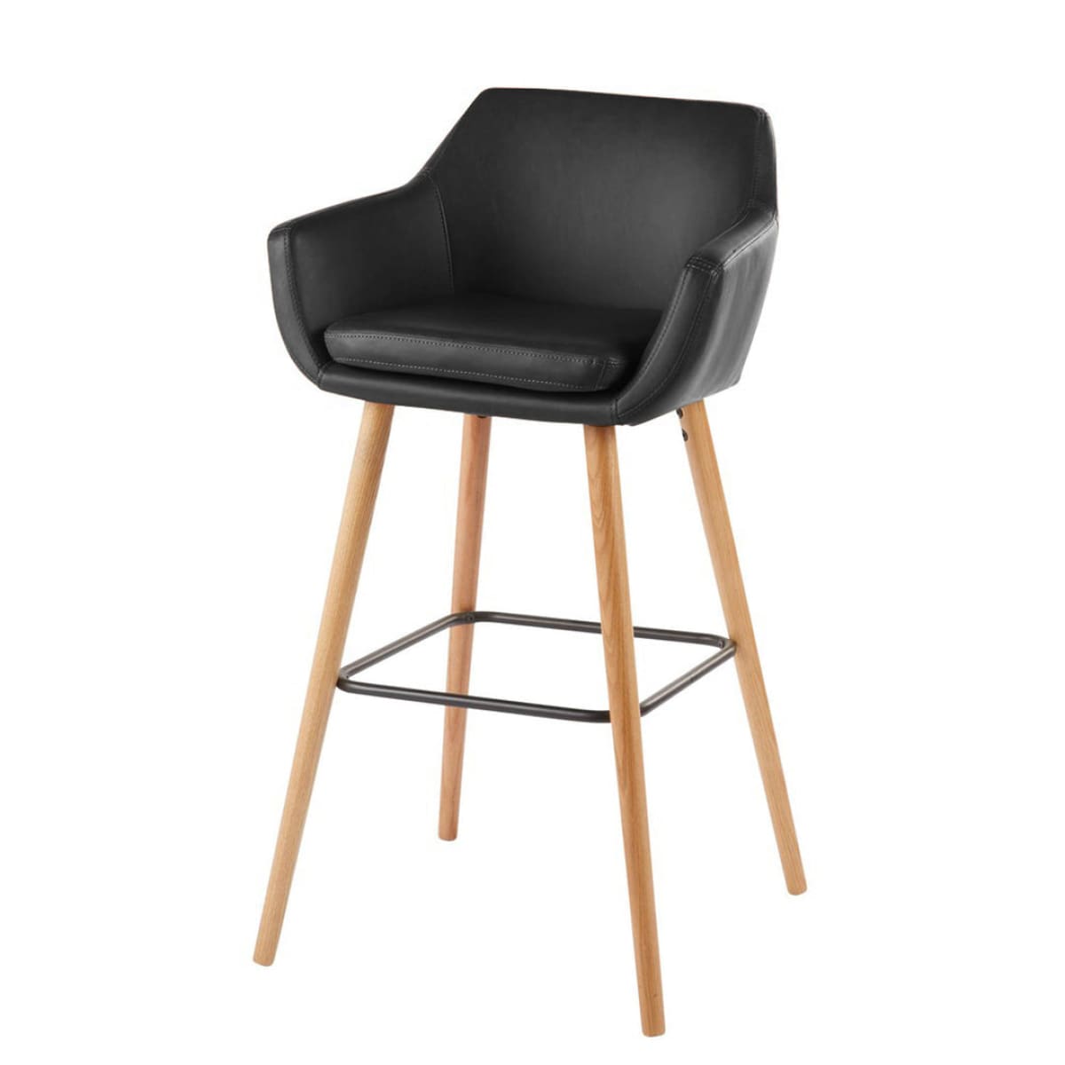 Fab Bar Stool - Distressed Black (Limited Edition) - lh-import-stools