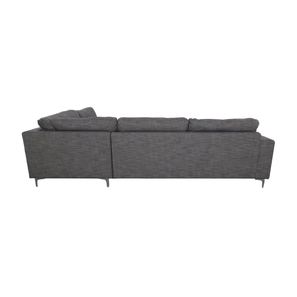 Feather Right Sectional - Charcoal Linen - lh-import-sectionals