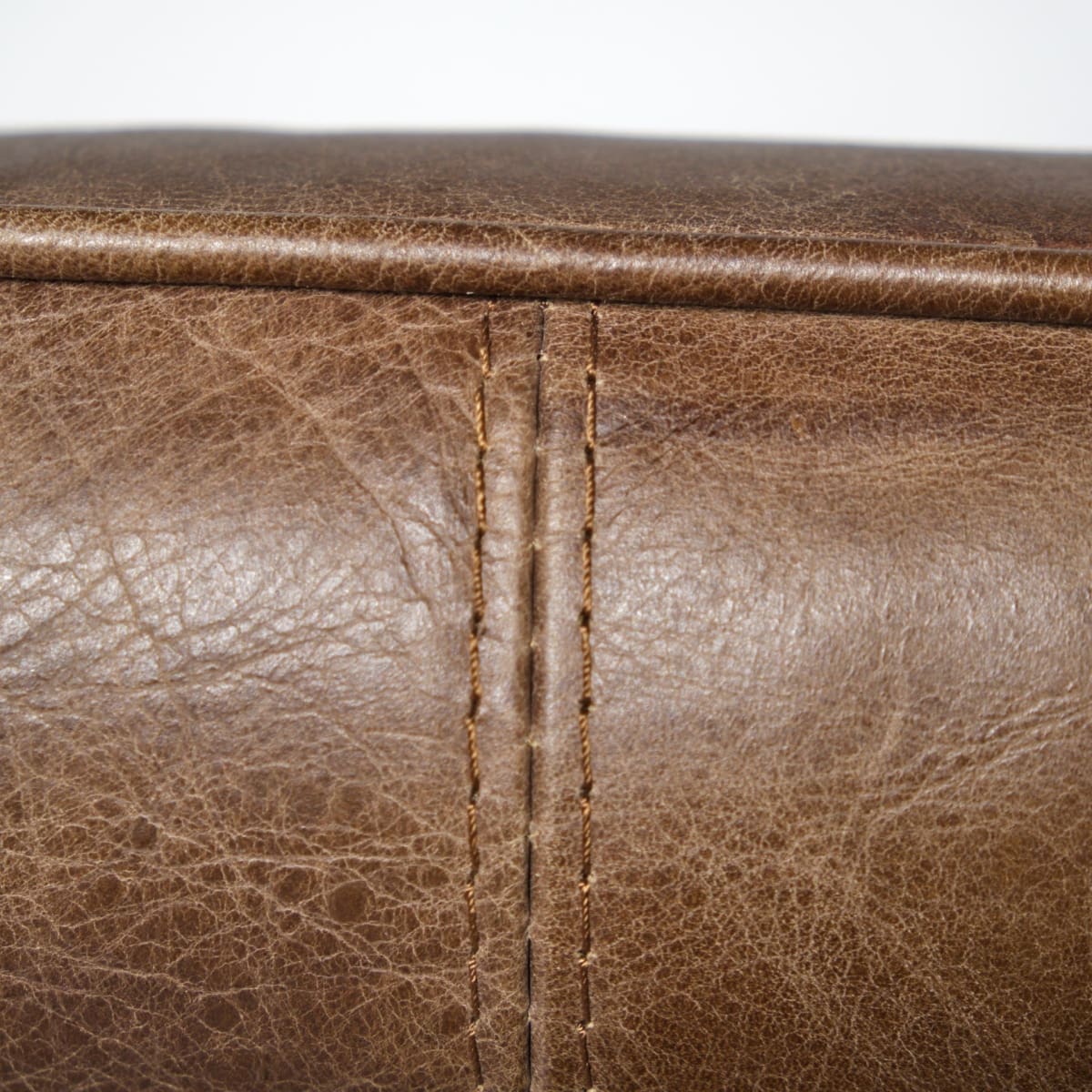 Flavelle Leather Accent Chair Brown Leather | Black Iron - accent-chairs