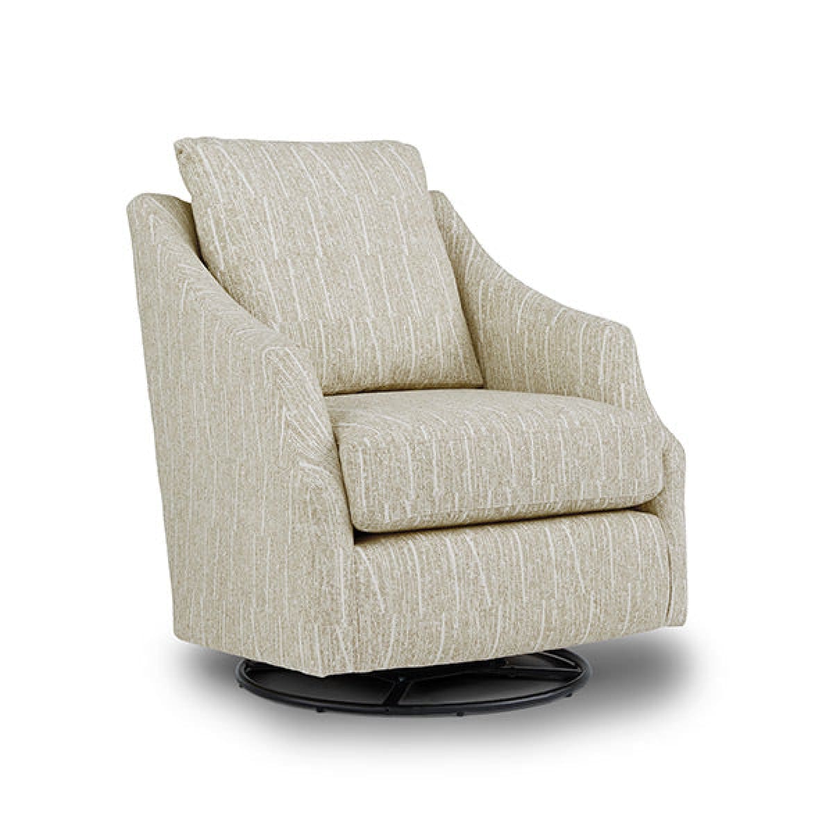 Flutter Modern Swivel Glider Chair - accent-chairs
