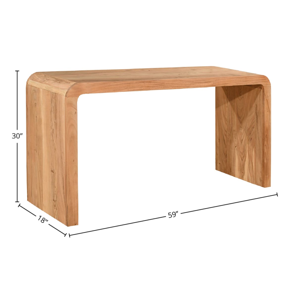 Form Curve Large Console - lh-import-console-tables
