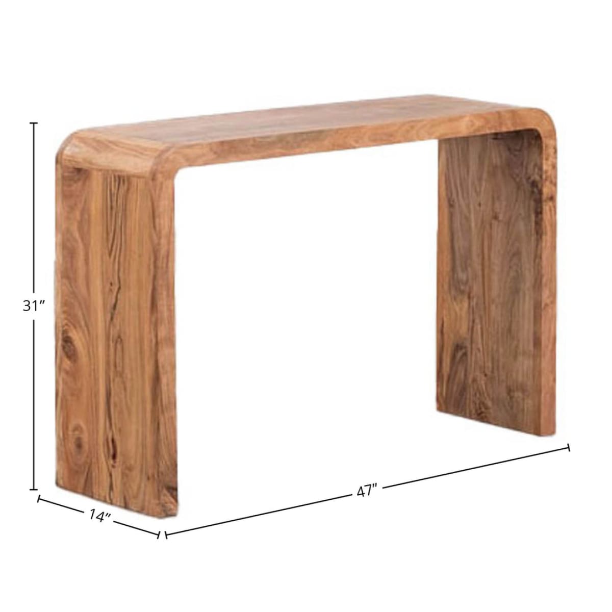 Form Curve Small Console - lh-import-console-tables