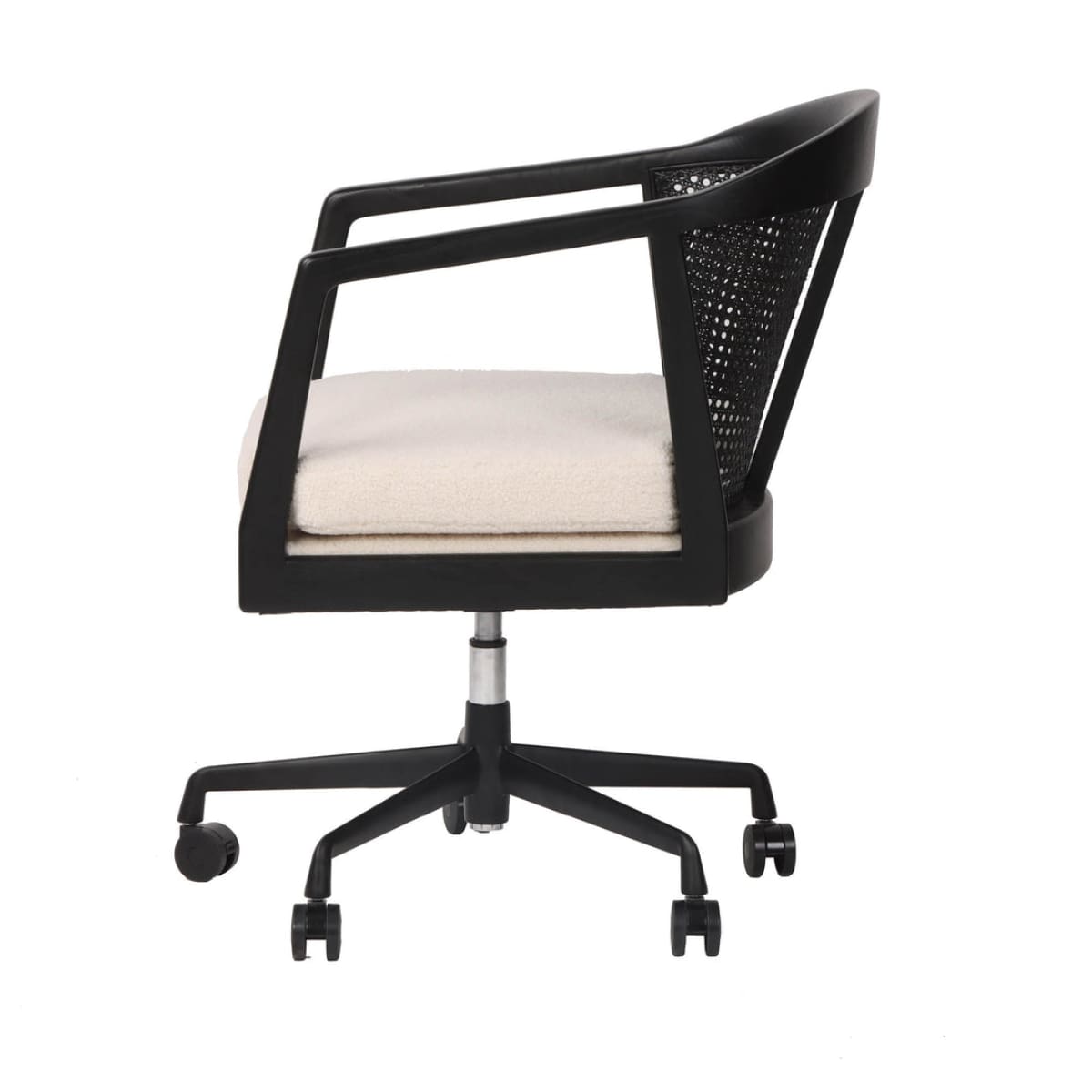 Francisco Office Chair - Wooly White - lh-import-office-chairs