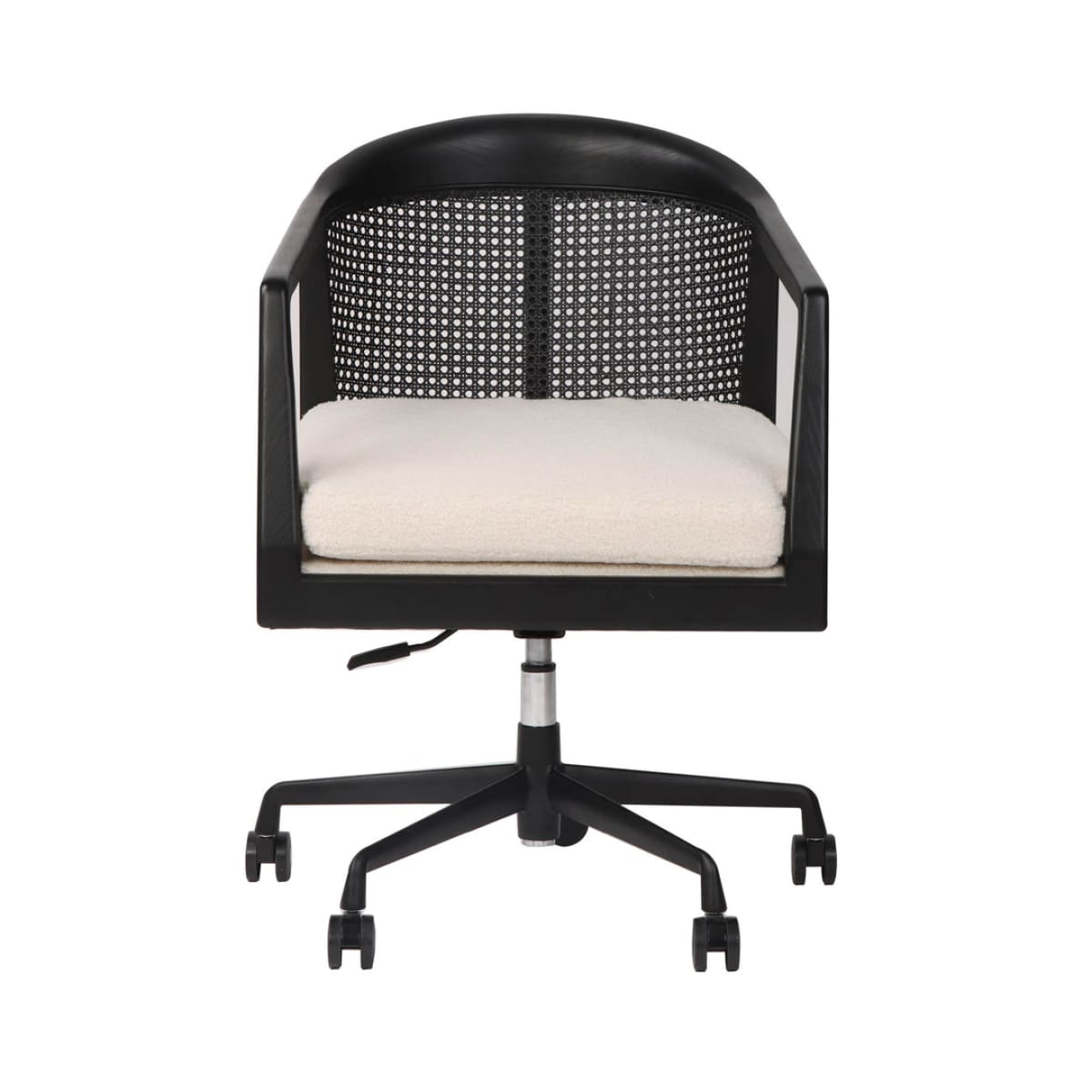 Francisco Office Chair - Wooly White - lh-import-office-chairs