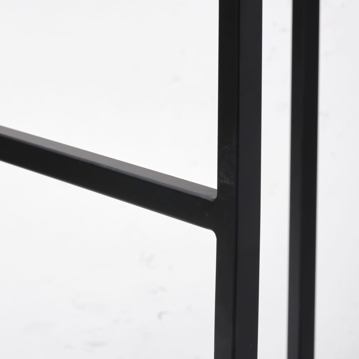 Frodo Upholstered Seat Bar Counter Stool White Fabric | Black Metal | Bar - bar-stools