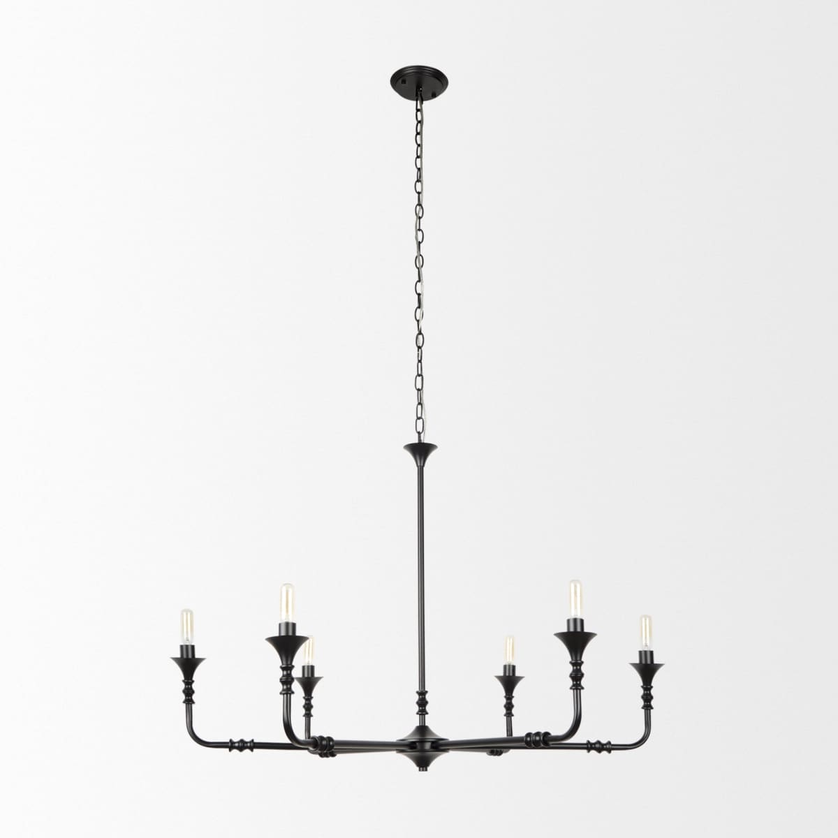 Gabriel Chandelier Matte Black | Small - chandeliers