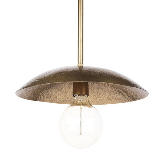 Garnet Pendant Light Gold Metal - pendant-light