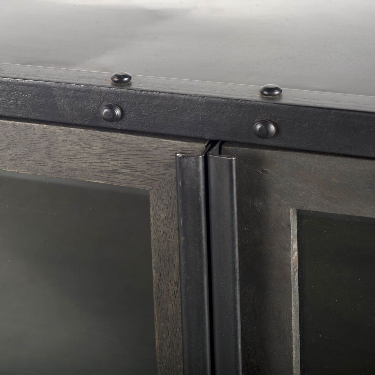 Gehry Sideboard Black Metal - sideboards-and-buffets