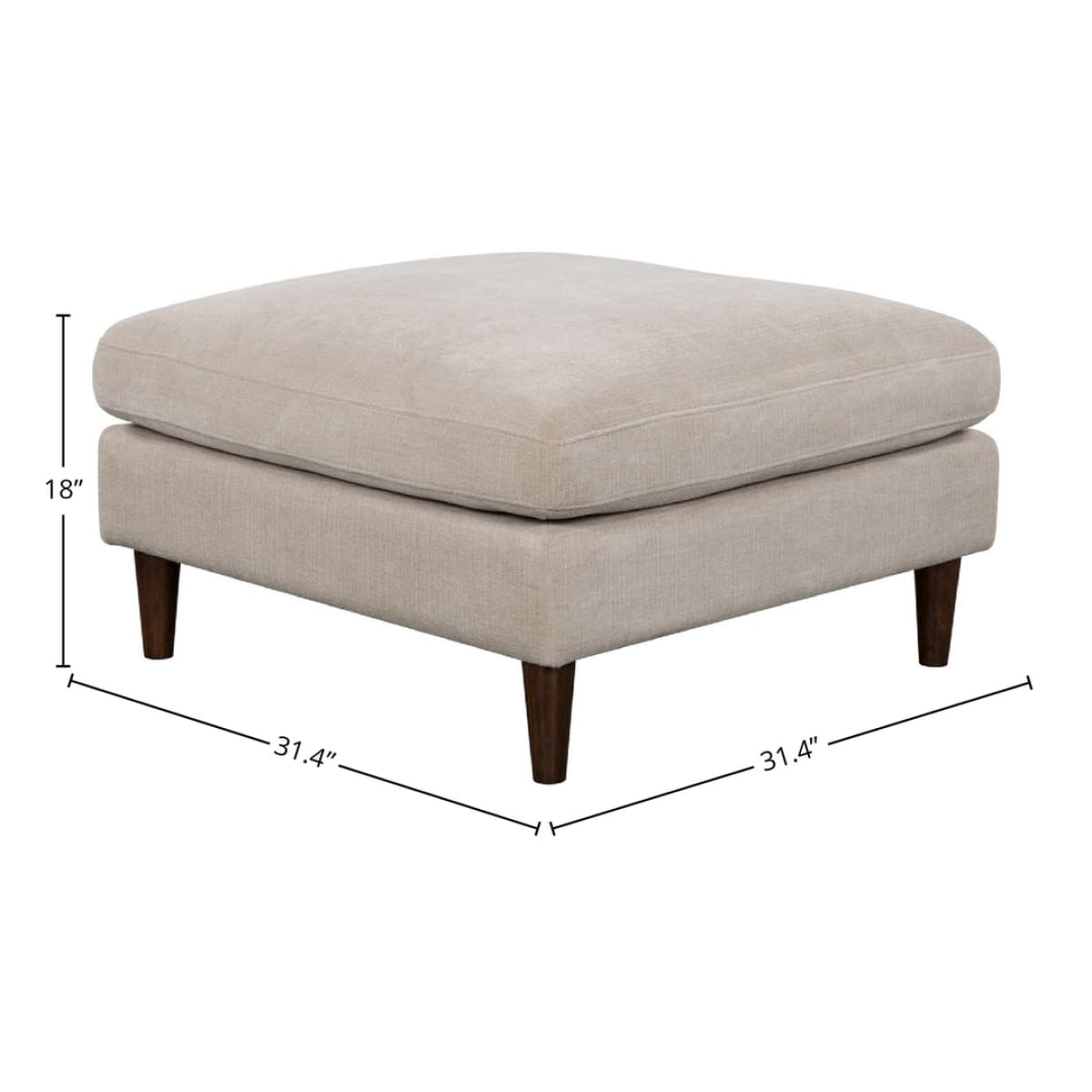 Gemma Ottoman - Fawn - lh-import-ottoman